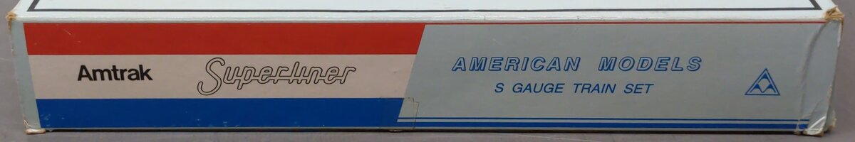 American Models Amtrak Superliner Phase 4 FP-40 S Gauge Diesel Train Set EX/Box