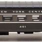 MTH O Gauge New York Central 70' Streamlined Passenger Diner Car #401 LN