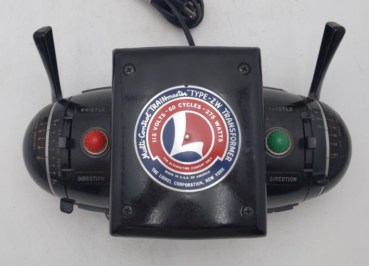 Lionel ZW Vintage O Gauge Trainmaster 275 Watt Transformer with Whistle VG