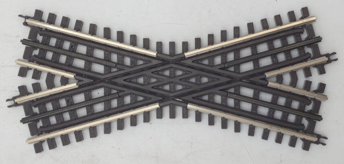 Atlas 6084 O Gauge 21st Century Track System 30 Degree Crossover Track EX