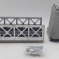 MTH 40-1118 O Gauge Bridge Girder with Operating White Lights - Silver/Box