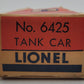 Lionel 6425 Vintage O Gulf Triple Dome Tank Car VG/Box