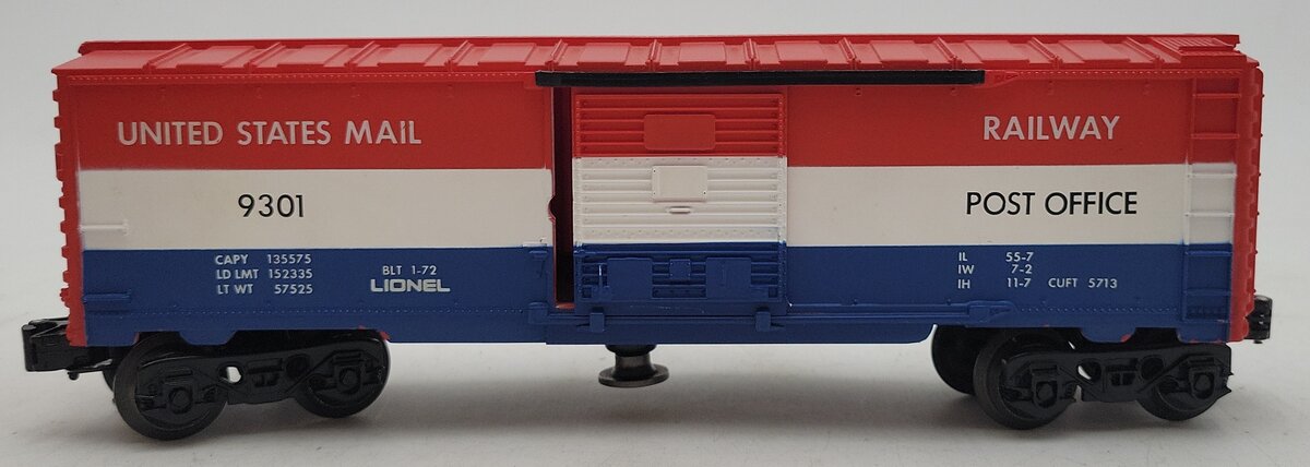 Lionel 6-9301 O Gauge US Mail Operating Boxcar #9301 EX/Box