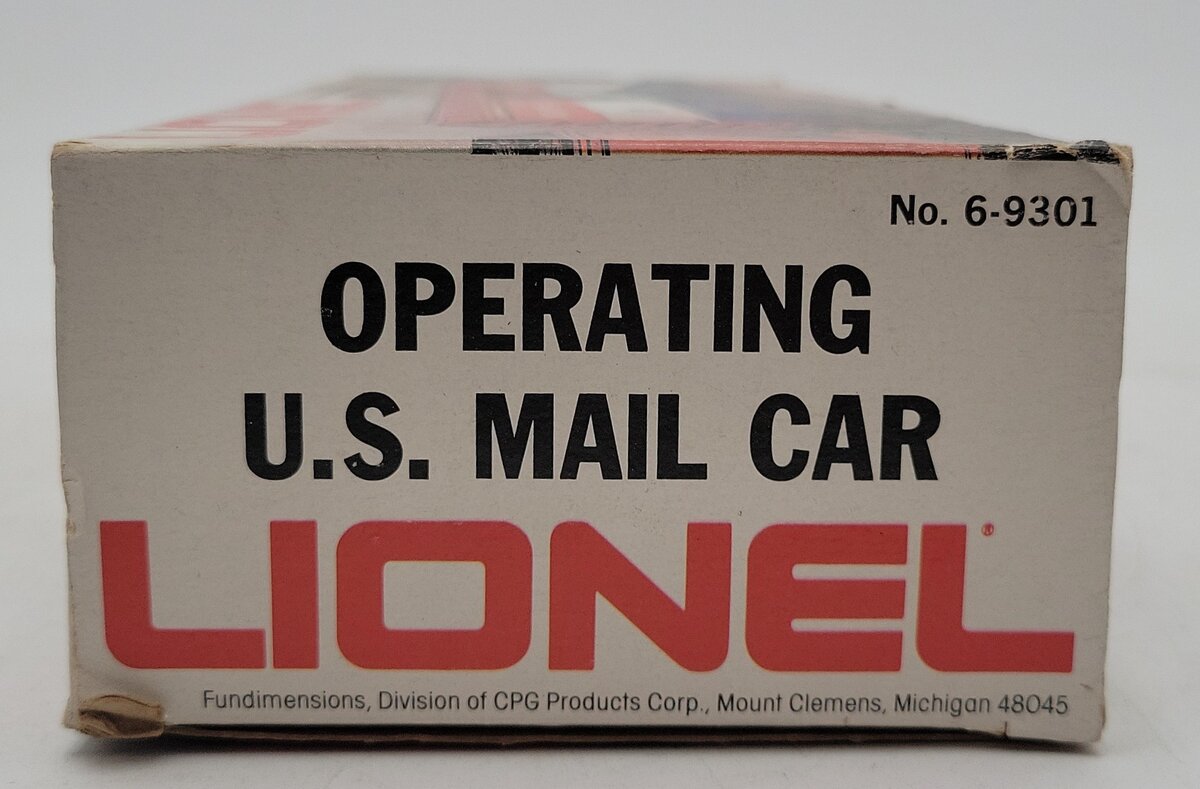 Lionel 6-9301 O Gauge US Mail Operating Boxcar #9301 EX/Box