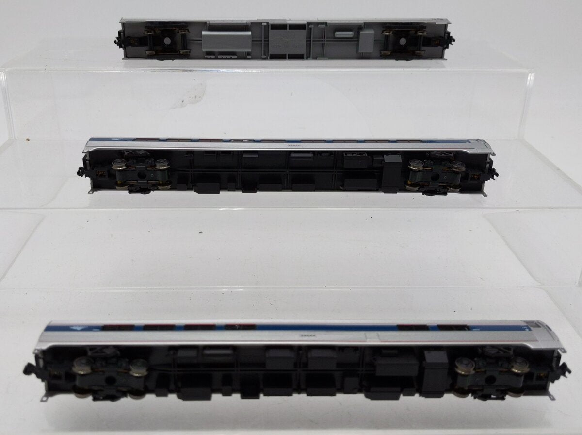 Kato 106-6286 N Amtrak Amfleet Viewliner Intercity Express Phase VI Add On Cars LN/Box