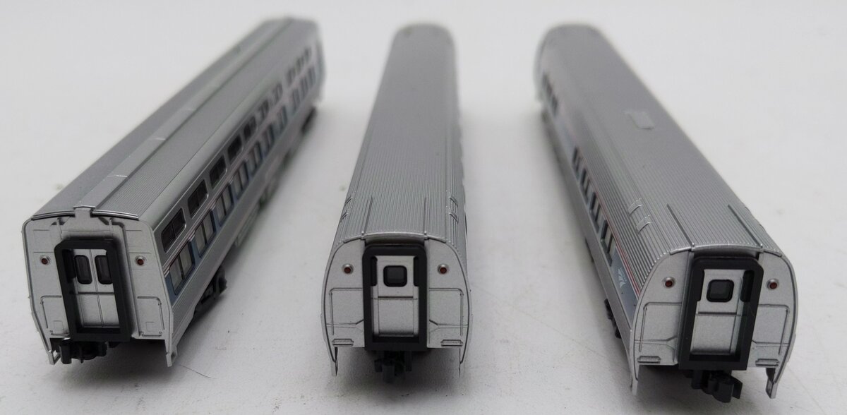 Kato 106-6286 N Amtrak Amfleet Viewliner Intercity Express Phase VI Add On Cars LN/Box