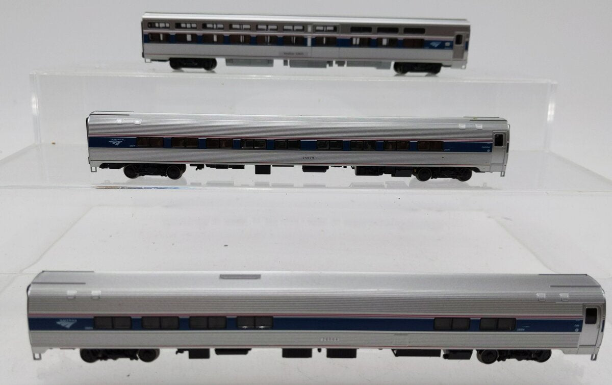 Kato 106-6286 N Amtrak Amfleet Viewliner Intercity Express Phase VI Add On Cars LN/Box