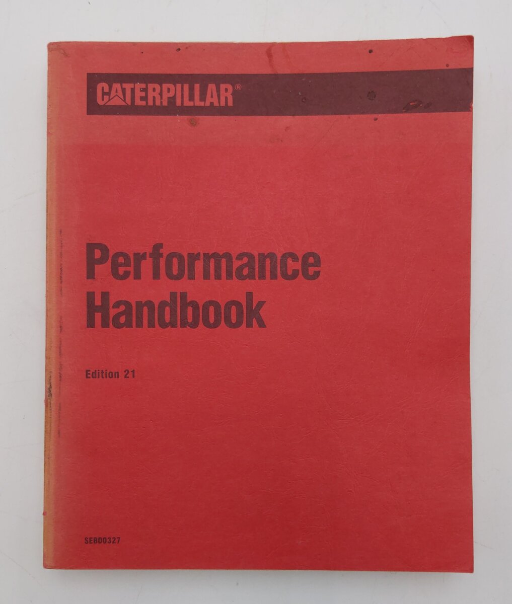 Caterpillar Performance Handbook Edition 21 By Caterpillar