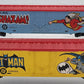 Tyco HO Scale DC Comic Assorted Boxcars: Batman, Shazam! [2] EX