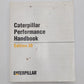 Caterpillar Performance Handbook Edition 30 By Caterpillar VG