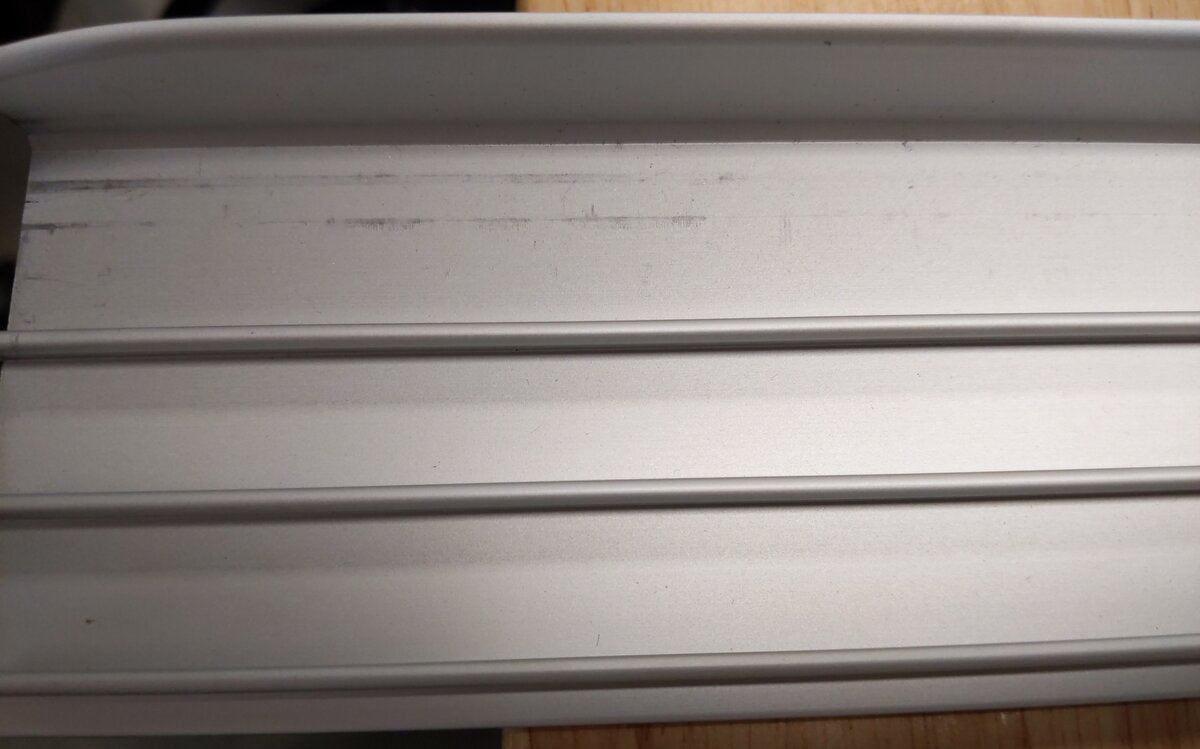RA-1 Railrax O Gauge Shelf Section 6-Foot x 2-5/8", Satin-Glenn Snyder Shelf [3] EX