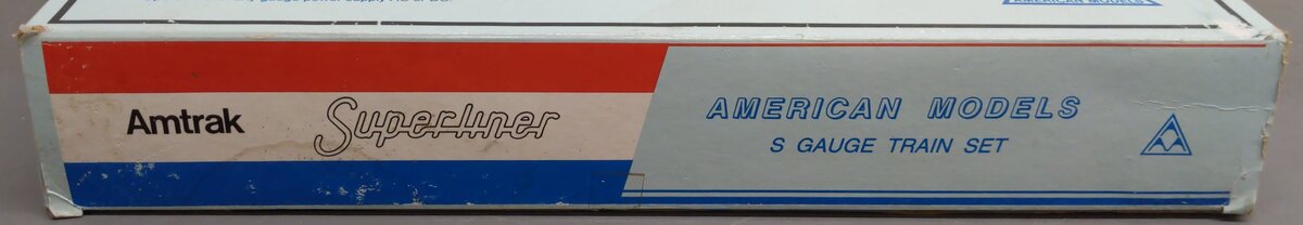 American Models Amtrak Superliner Phase 4 FP-40 S Gauge Diesel Train Set EX/Box
