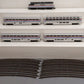 American Models Amtrak Superliner Phase 4 FP-40 S Gauge Diesel Train Set EX/Box