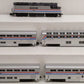 American Models Amtrak Superliner Phase 4 FP-40 S Gauge Diesel Train Set EX/Box