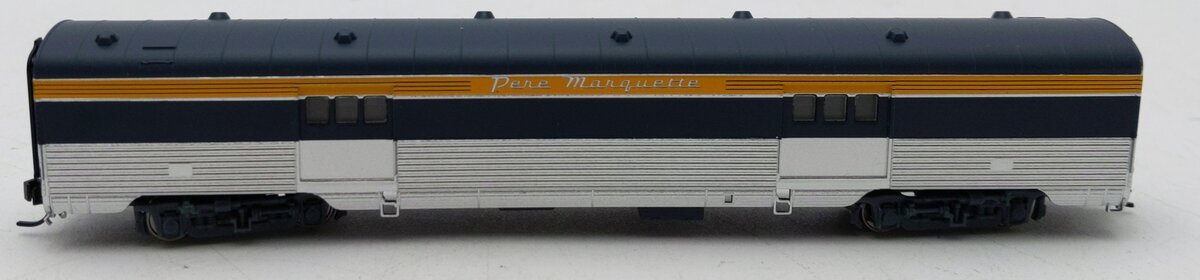 Walthers 932-55105 Pere Marquette 72' Pullman-Standard Fluted Side Baggage RTR LN/Box