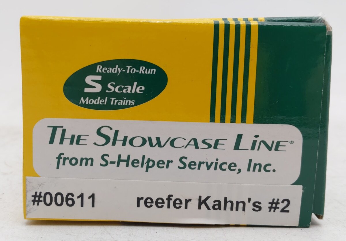 S-Helper 00611 S Gauge Kahn's Reeefer Car #1065 LN/Box