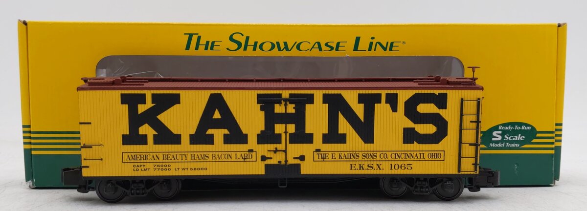 S-Helper 00611 S Gauge Kahn's Reeefer Car #1065 LN/Box