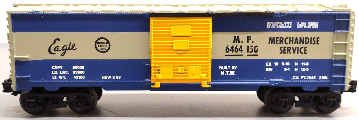 Lionel 6464-150 O Gauge M.P. Merchandise Boxcar - Custom