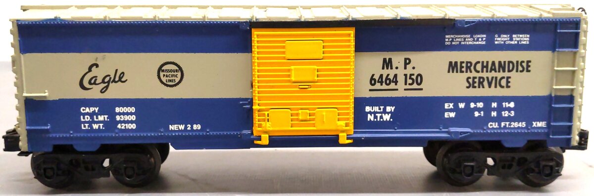 Lionel 6464-150 O Gauge M.P. Merchandise Boxcar - Custom