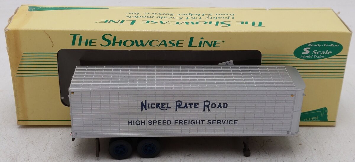 S-Helper 00198 S Scale Nickel Plate Road Horizontal Corrugated Trailer EX/Box