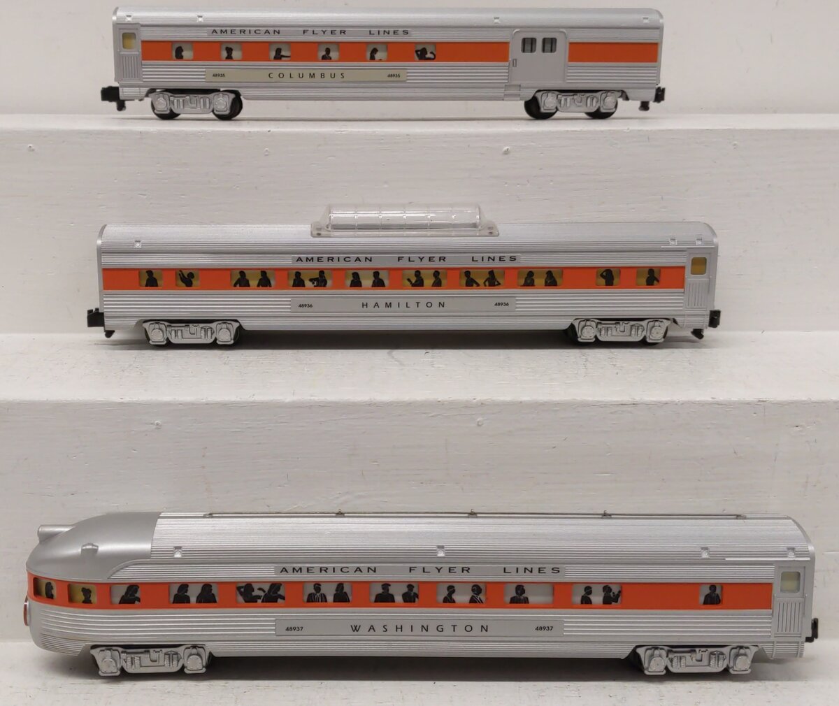 American Flyer 6-49605 S Gauge New Haven Passenger Cars (Set of 3) LN/Box