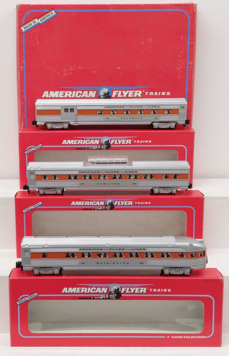 American Flyer 6-49605 S Gauge New Haven Passenger Cars (Set of 3) LN/Box
