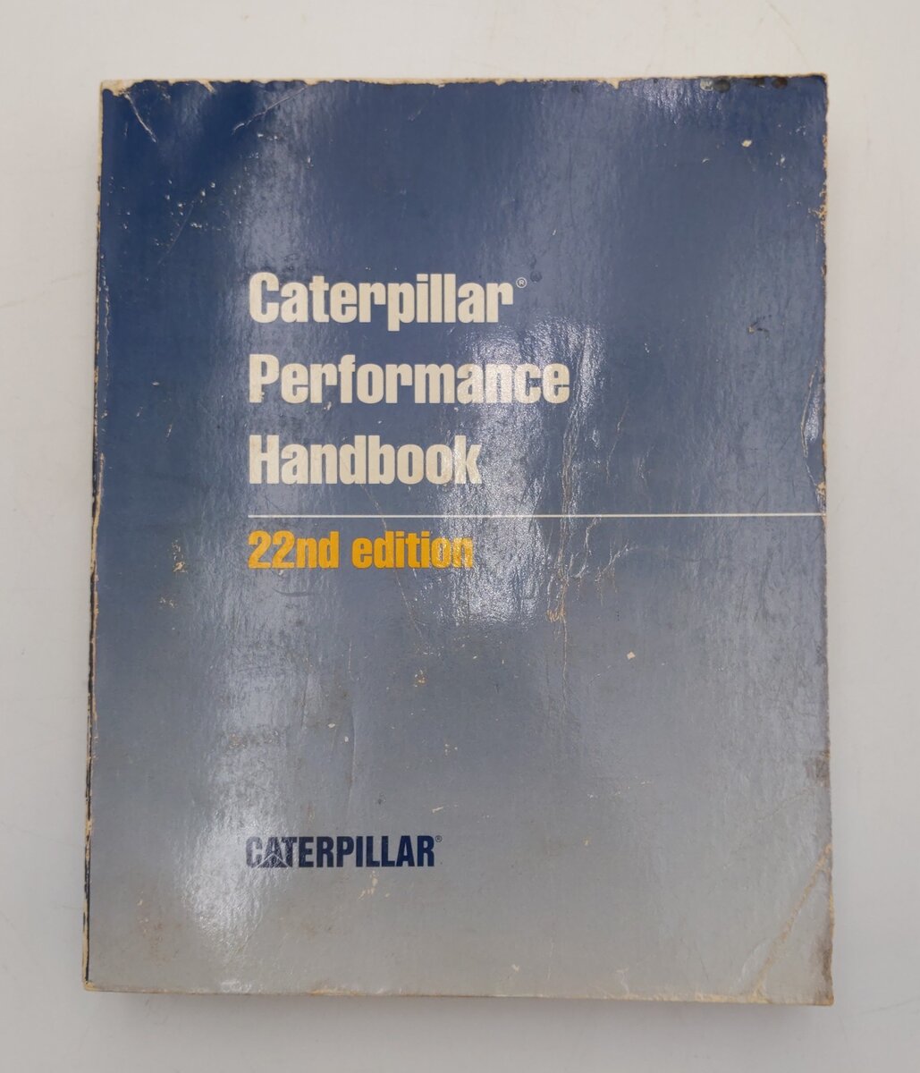 Caterpillar Performance Handbook Edition 22 By Caterpillar