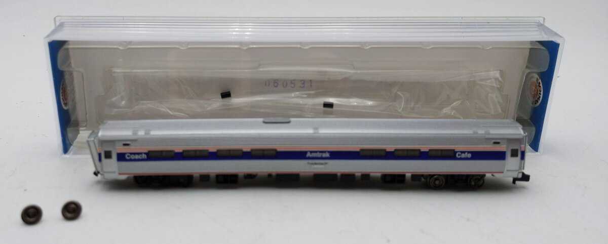 Bachmann 14165 N Amtrak Phase IV 85' Amfleet Passenger Cafe EX/Box