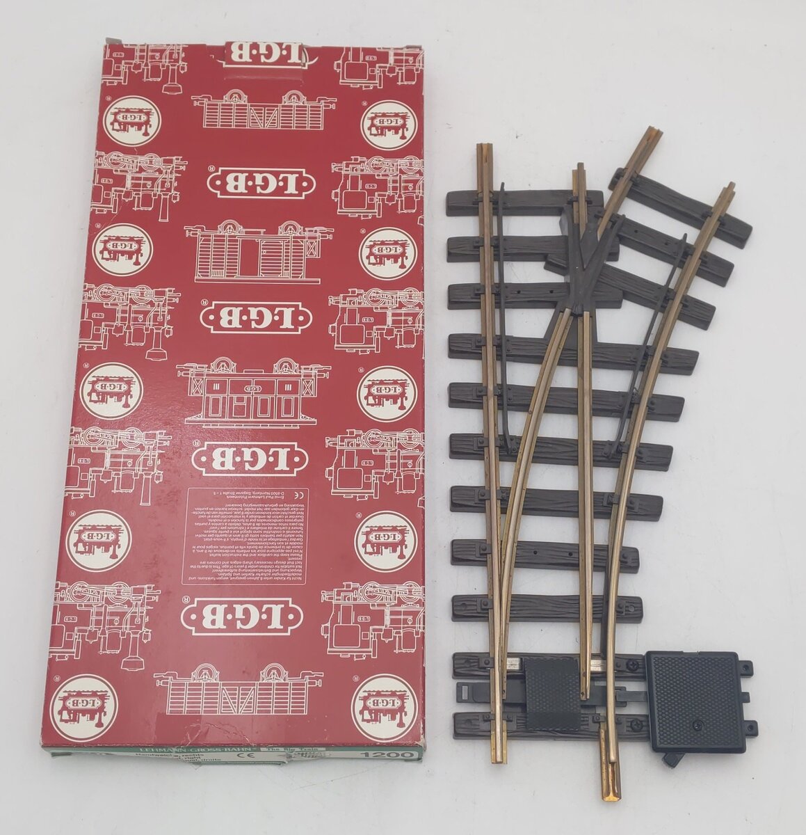 LGB 1200 G Scale Right Hand Manual Switch/Turnout LN/Box