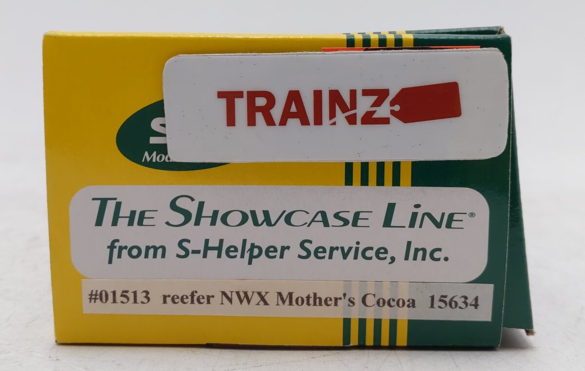 S-Helper 01513 S Gauge NXW Mother's Coca Refrigerated Boxcar #15634 LN/Box
