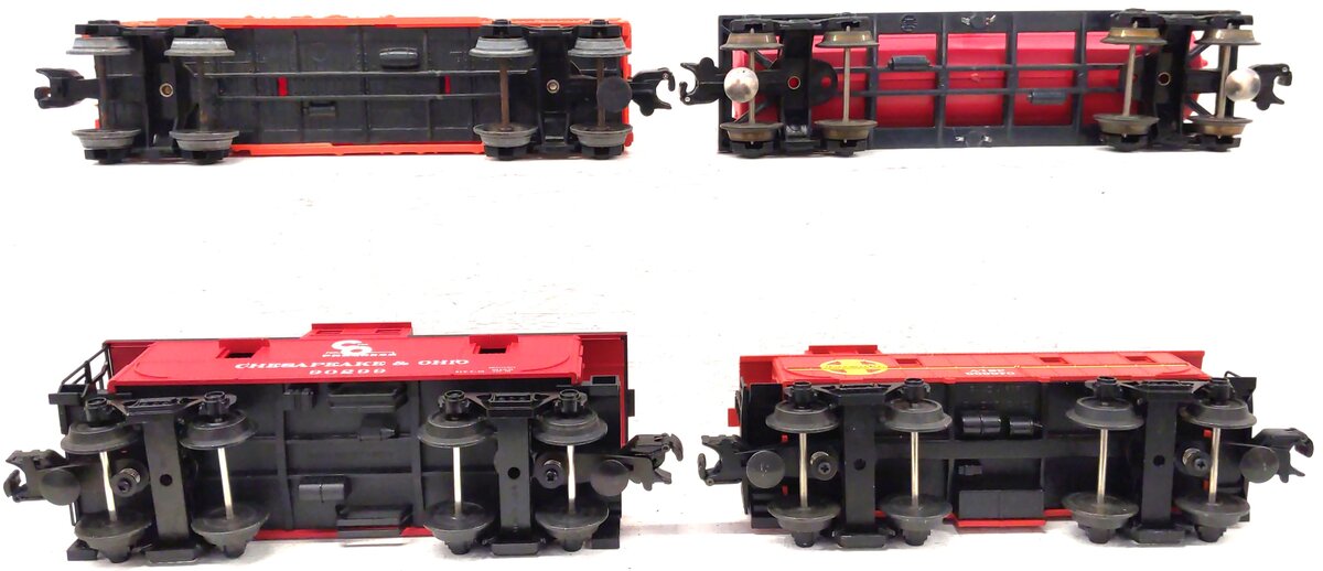 Lionel & Others O Gauge Assorted Freight Cars: 9040, 5416, 90299, 999970 [4] VG