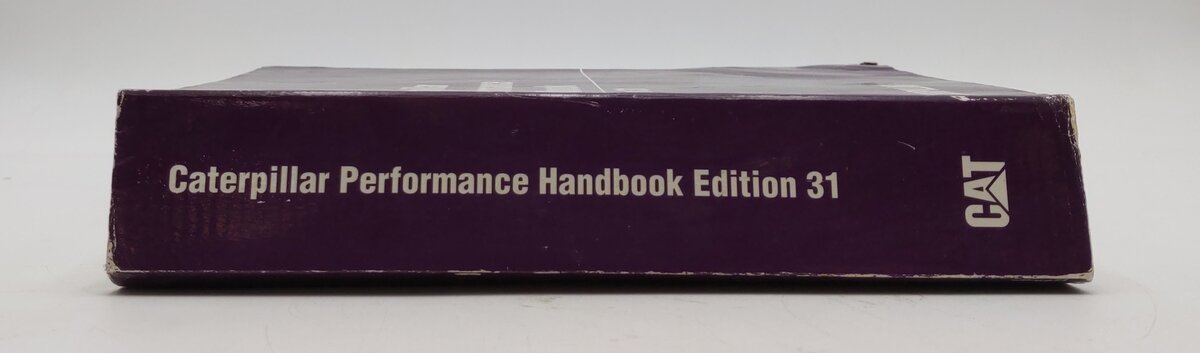 Caterpillar Performance Handbook Edition 31 By Caterpillar VG