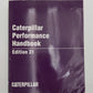 Caterpillar Performance Handbook Edition 31 By Caterpillar VG
