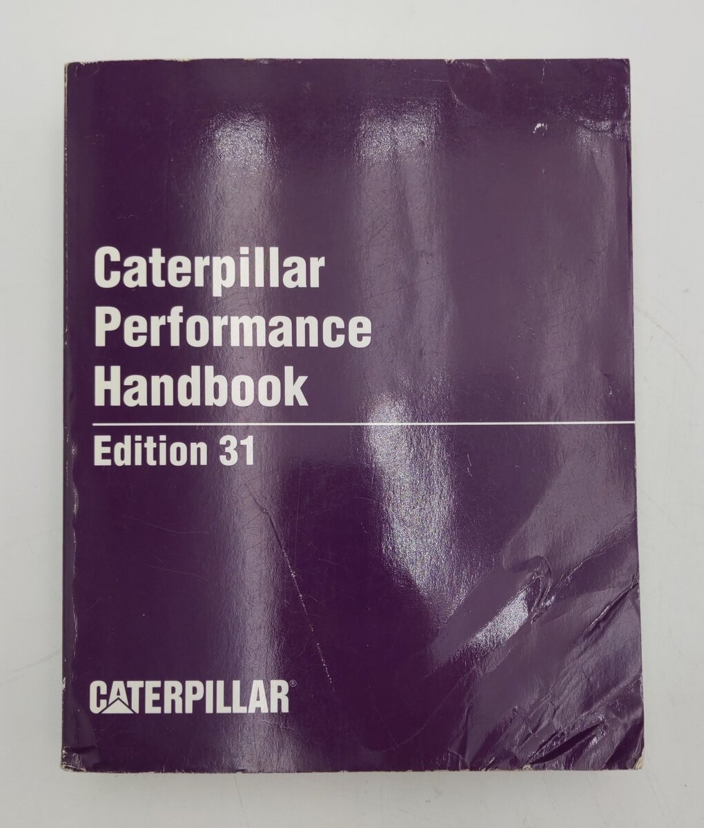 Caterpillar Performance Handbook Edition 31 By Caterpillar VG