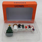 Lionel 6-37852 O Christmas People with Snowman and Christmas Tree (Set of 6) EX/Box