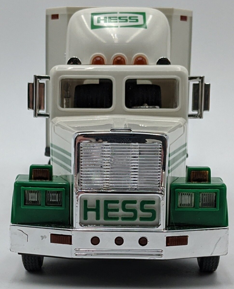 Hess 1992 Diecast 18 Wheeler and Racer w/Friction Motor