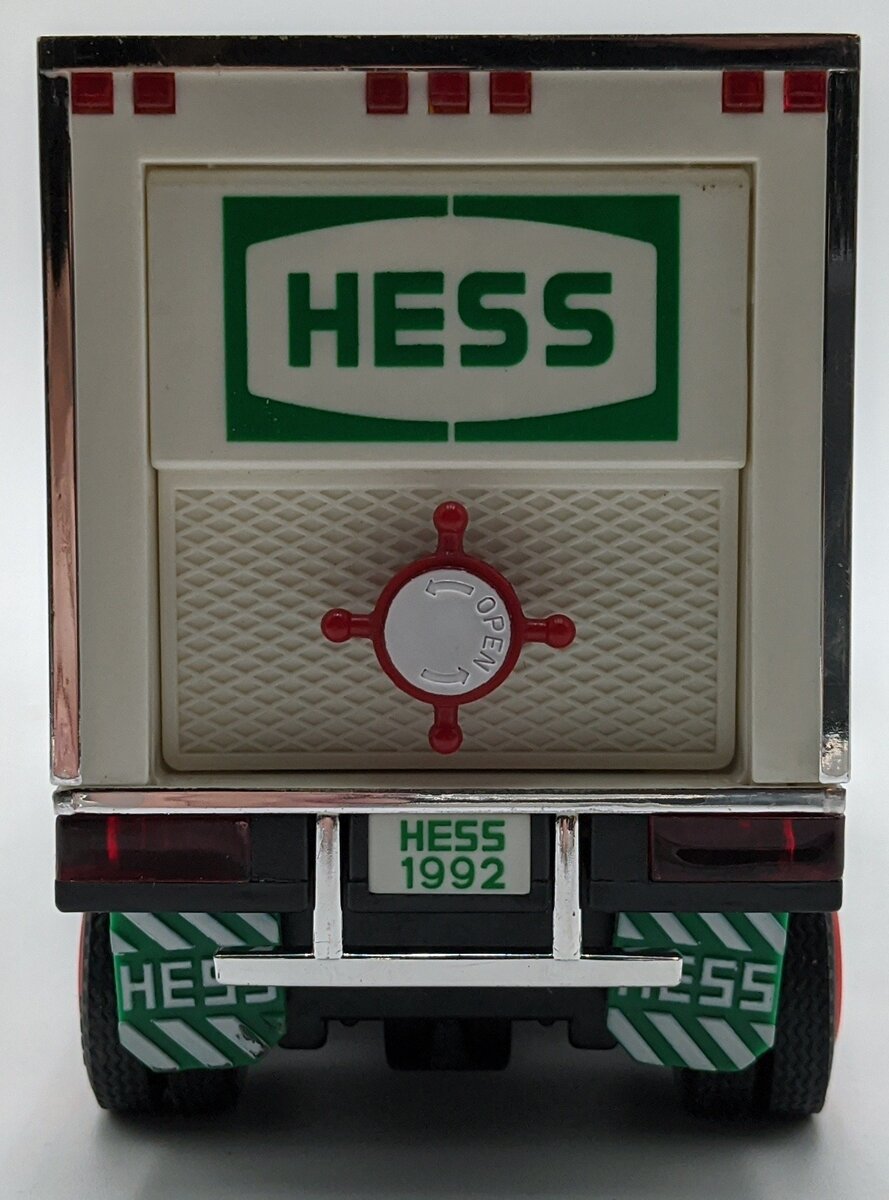 Hess 1992 Diecast 18 Wheeler and Racer w/Friction Motor