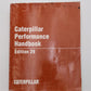 Caterpillar Performance Handbook Edition 29 By Caterpillar