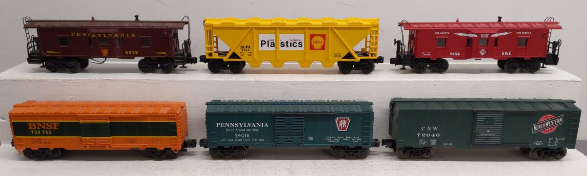 Lionel, UMD, & KMT Assorted O Gauge Freight Cars [6] VG