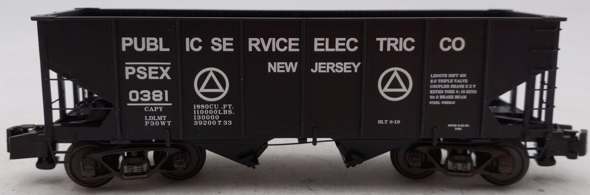 S-Helper S Scale Public Service New Jersey Open Hopper Freight Car #0381 EX/Box