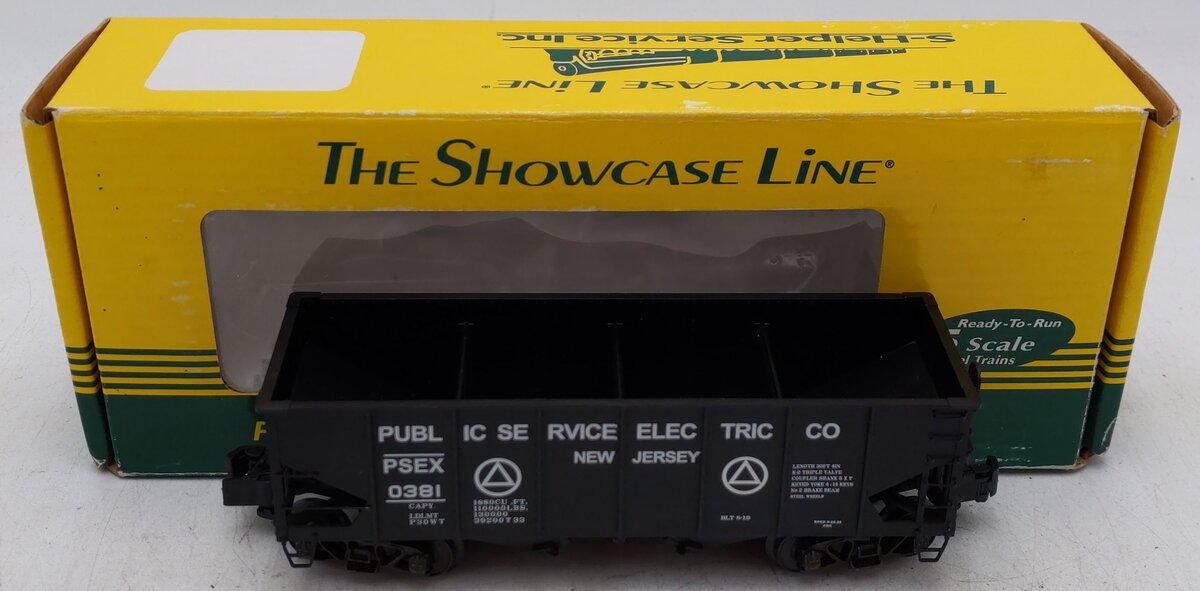 S-Helper S Scale Public Service New Jersey Open Hopper Freight Car #0381 EX/Box