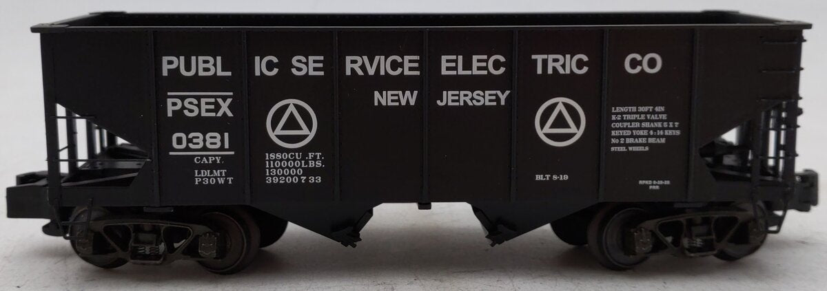 S-Helper S Scale Public Service New Jersey Open Hopper Freight Car #0381 EX/Box