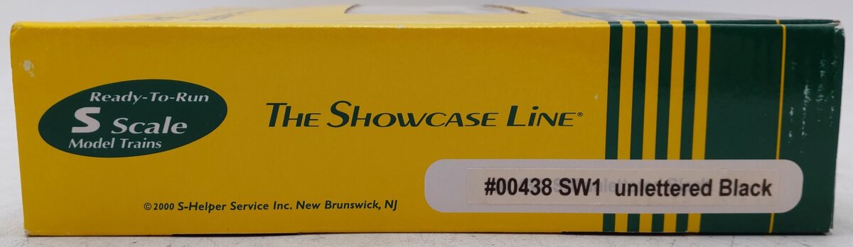 S-Helper 00438 S Gauge Unlettered SW1 Diesel Locomotive EX/Box