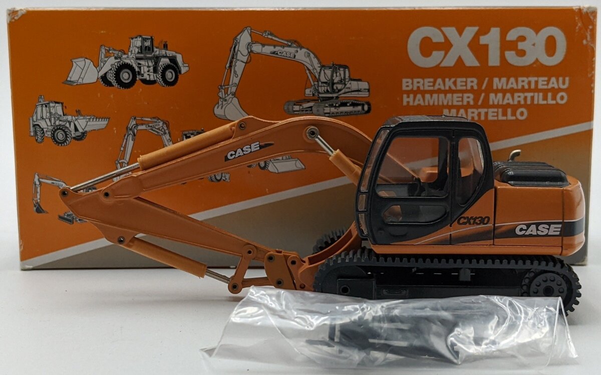 Conrad 2849 1:50 Case CX130 Excavator with Bucket & Breaker NIB