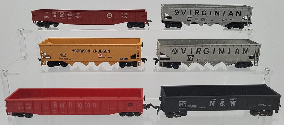Lima & Other HO Scale Assorted Freight Cars: 750, 2610, 505, 83116, 344304 [6] VG