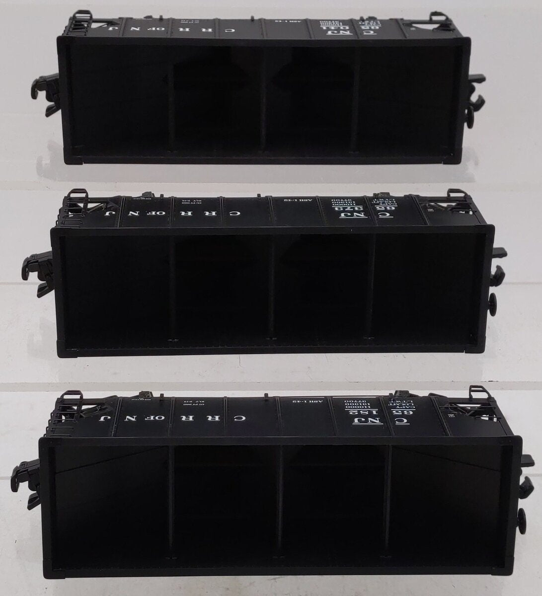 S-Helper 01296 S Gauge Central of New Jersey Hopper Carss (Set of 3) EX/Box