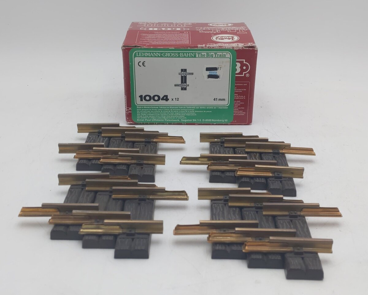 LGB 10040 41mm Short Straight Track Section (12) LN/Box