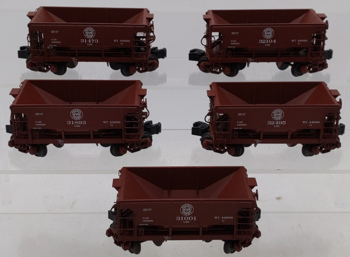 S-Helper 00726 S Duluth Missabe & Iron Range Hopper Freight Cars (Set of 5) EX/Box