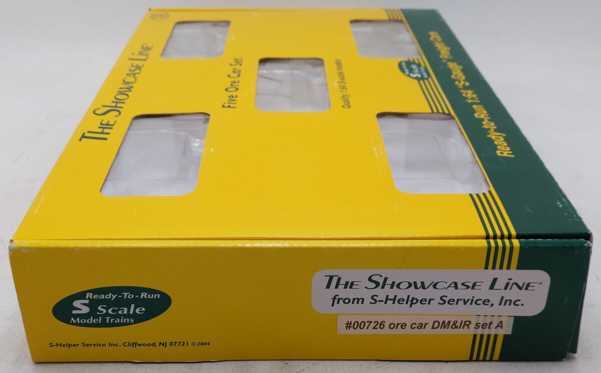 S-Helper 00726 S Duluth Missabe & Iron Range Hopper Freight Cars (Set of 5) EX/Box