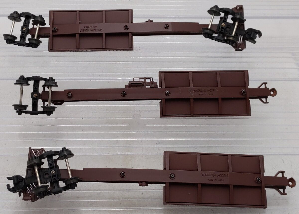 American Models S Scale St. Louis & Southwestern 3-Unit Spine Car #90058 EX
